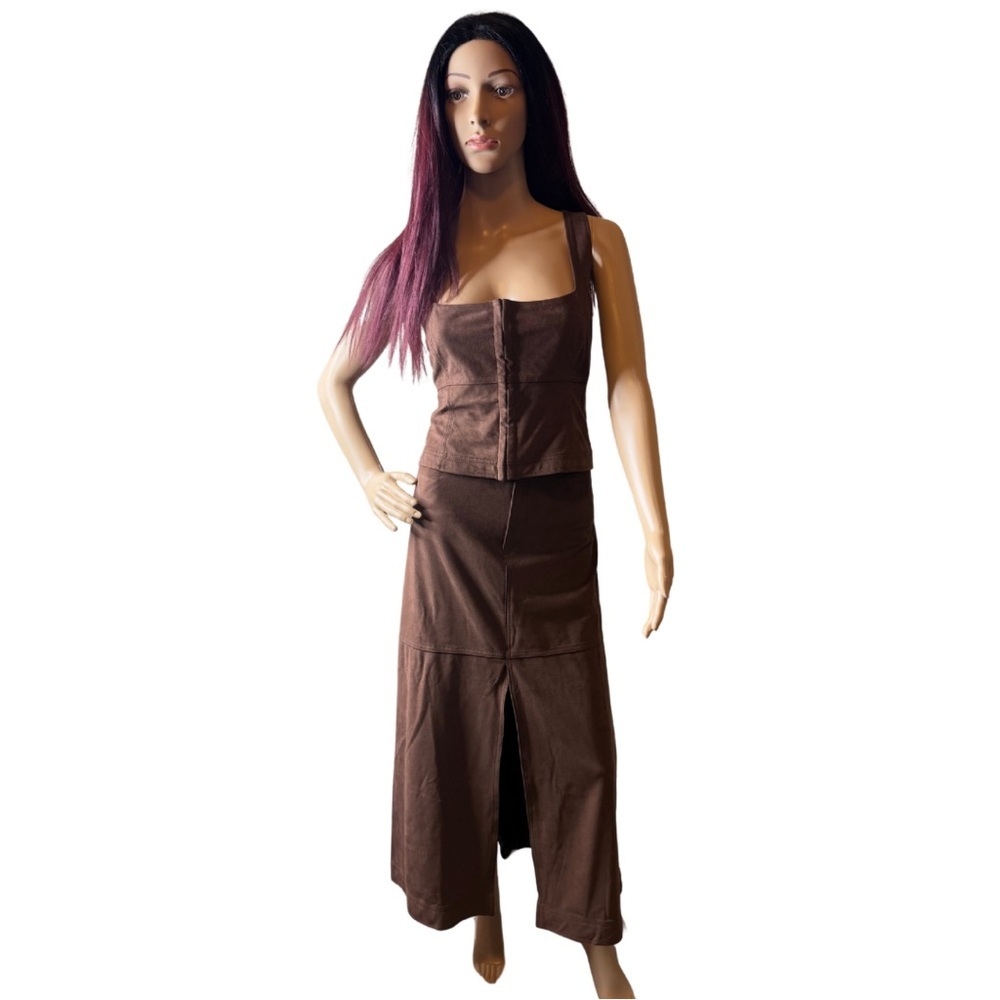 Free People Wishful Thinking Set Brown Size Large NWT – Sold Out Online